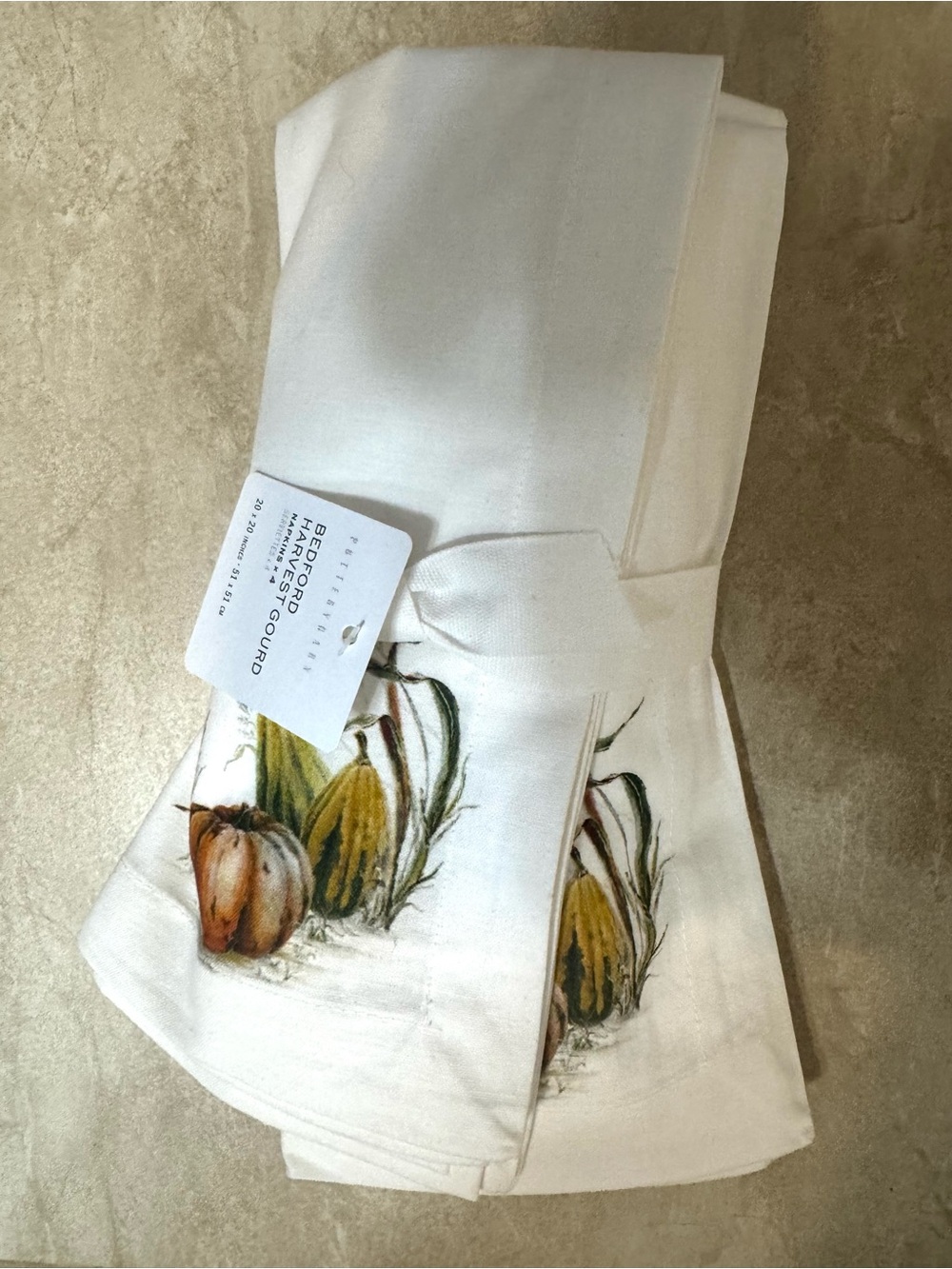 Pottery Barn Bedford Harvest Napkins - Picture 10 of 12